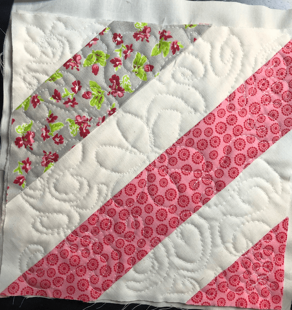 Very Beginner Free Motion Quilting - Freckle Faced Fabric Head